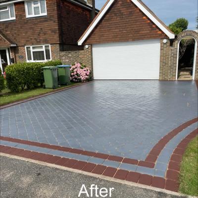 Patio & Driveway Cleaning After